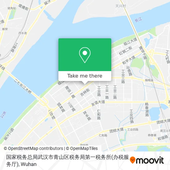 国家税务总局武汉市青山区税务局第一税务所(办税服务厅) map