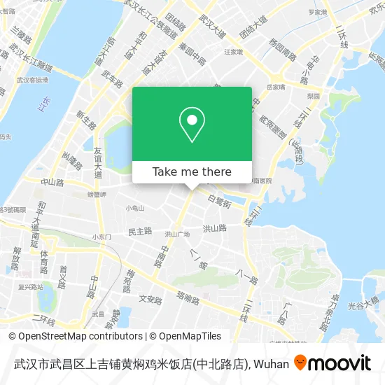 武汉市武昌区上吉铺黄焖鸡米饭店(中北路店) map