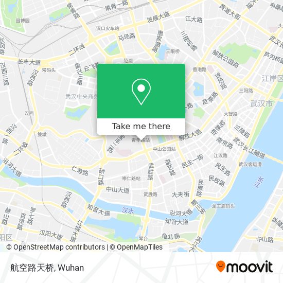 航空路天桥 map