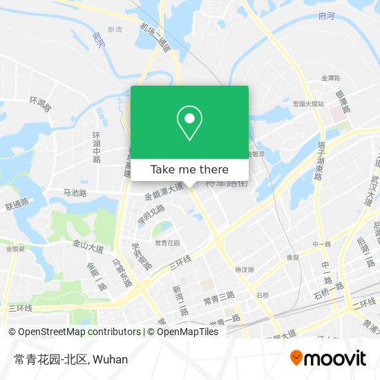 常青花园-北区 map