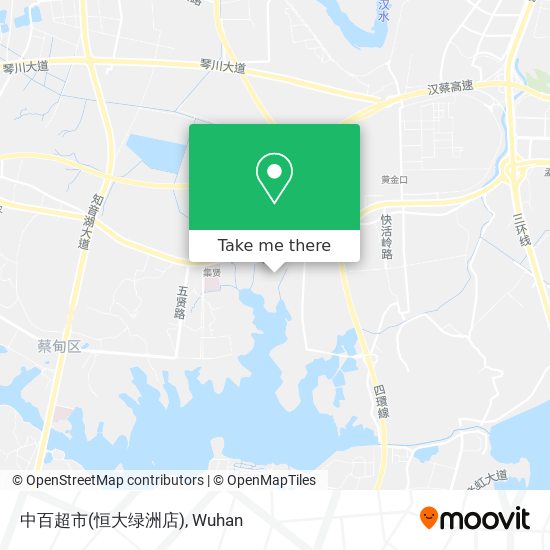 中百超市(恒大绿洲店) map