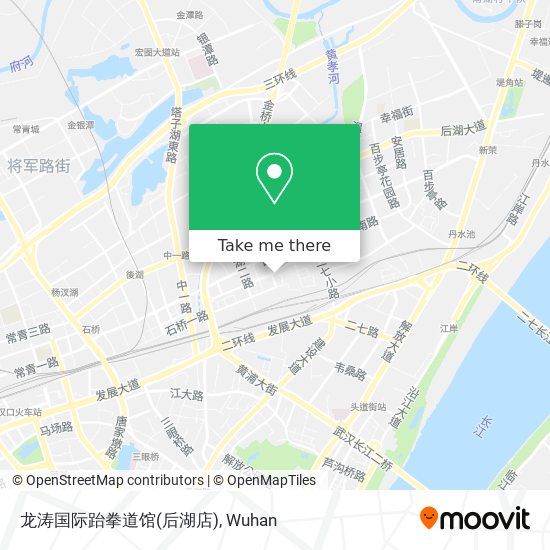 龙涛国际跆拳道馆(后湖店) map