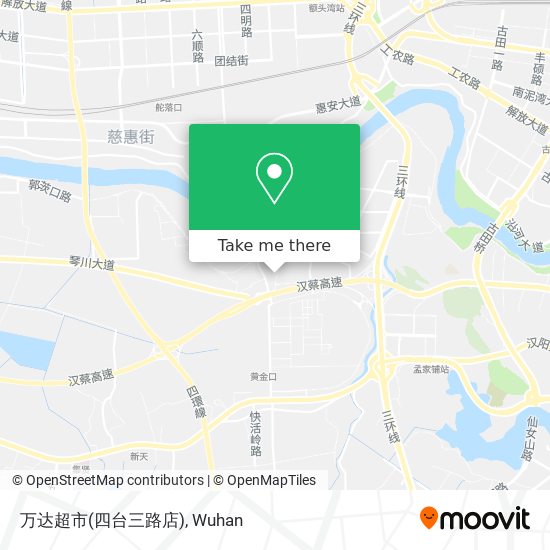 万达超市(四台三路店) map