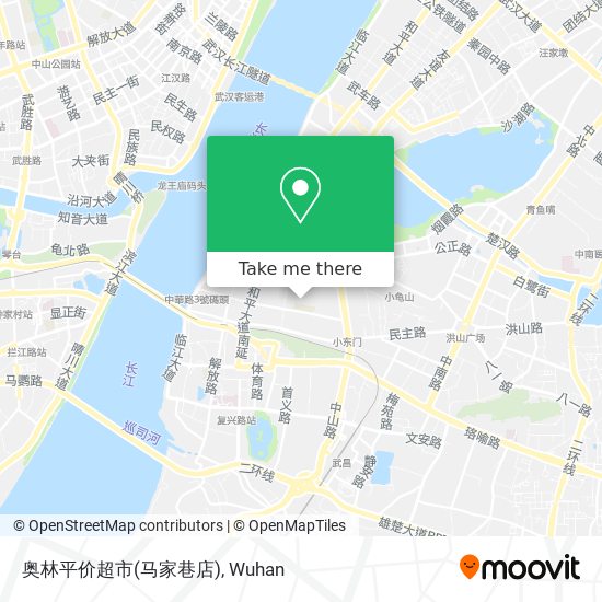 奥林平价超市(马家巷店) map