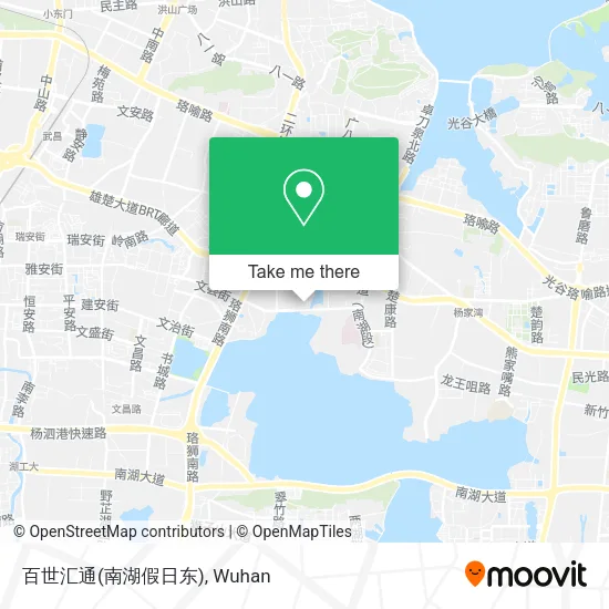 百世汇通(南湖假日东) map