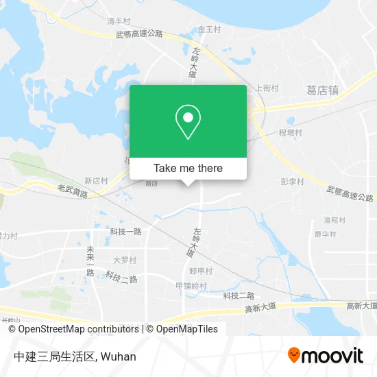 中建三局生活区 map