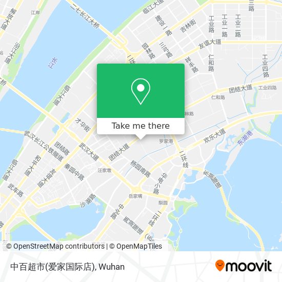 中百超市(爱家国际店) map