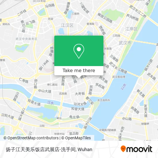 扬子江天美乐饭店武展店-洗手间 map