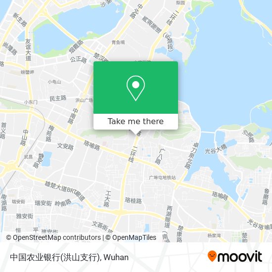 中国农业银行(洪山支行) map