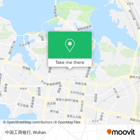 中国工商银行 map