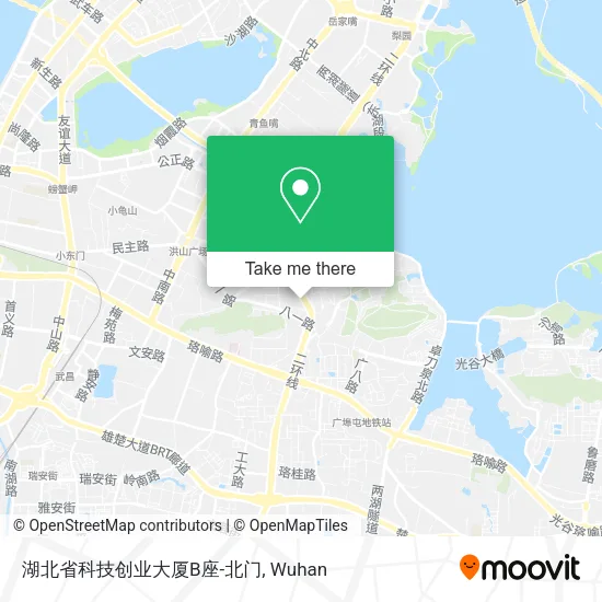 湖北省科技创业大厦B座-北门 map