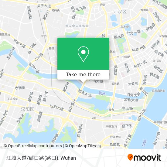 江城大道/硚口路(路口) map