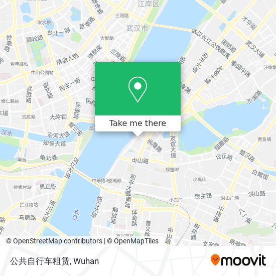 公共自行车租赁 map