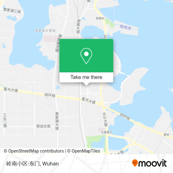 岭南小区-东门 map