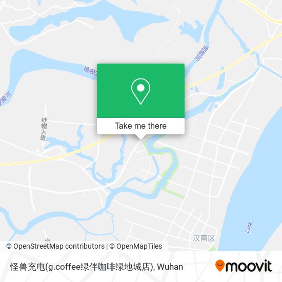 怪兽充电(g.coffee绿伴咖啡绿地城店) map