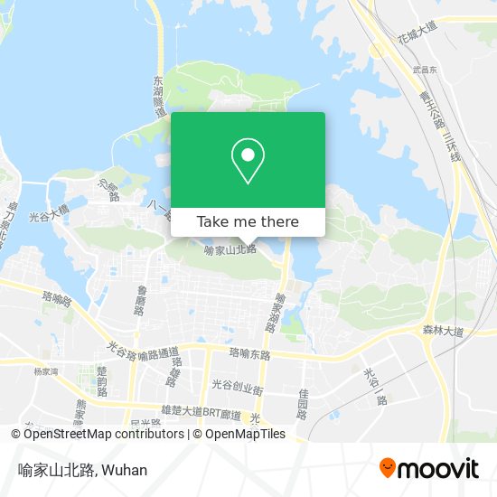 喻家山北路 map