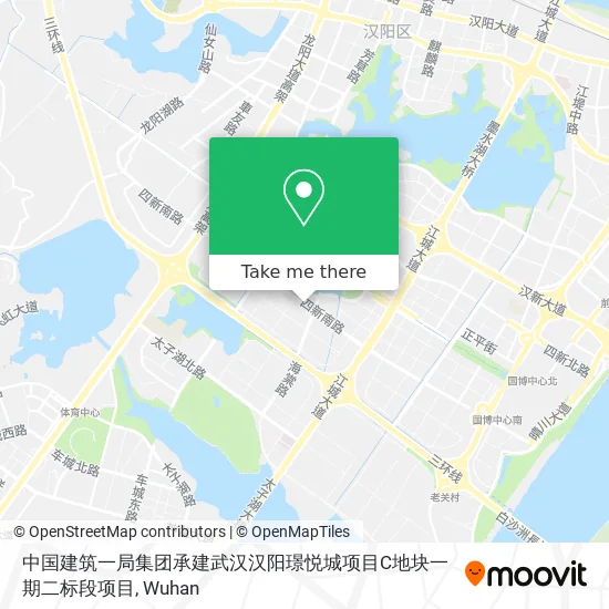 中国建筑一局集团承建武汉汉阳璟悦城项目C地块一期二标段项目 map