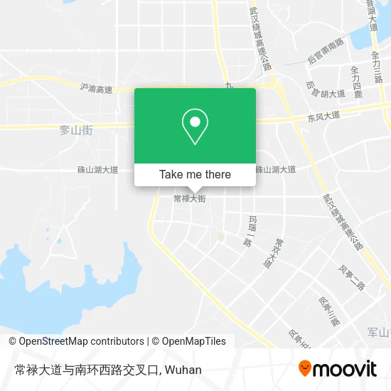 常禄大道与南环西路交叉口 map