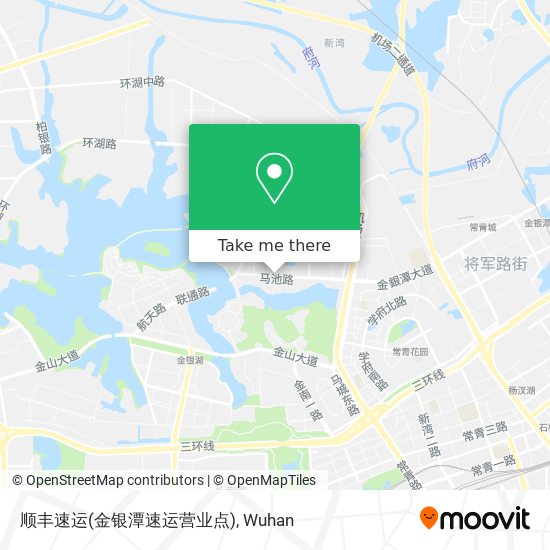 顺丰速运(金银潭速运营业点) map