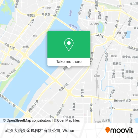 武汉大信众金属围档有限公司 map