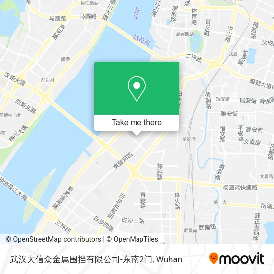 武汉大信众金属围挡有限公司-东南2门 map