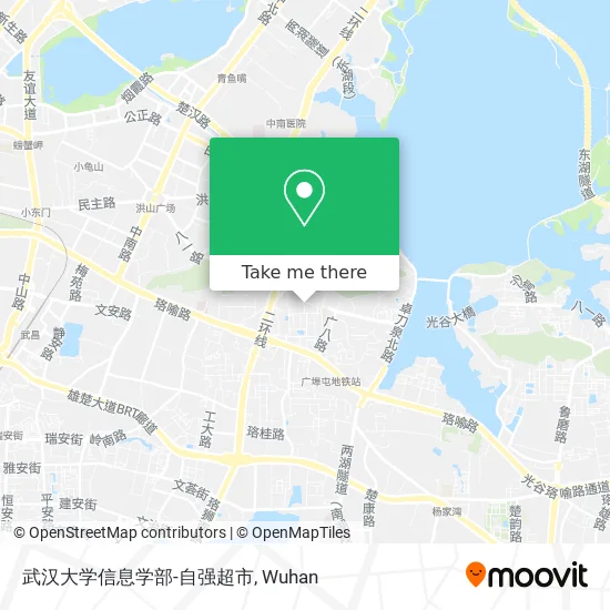 武汉大学信息学部-自强超市 map