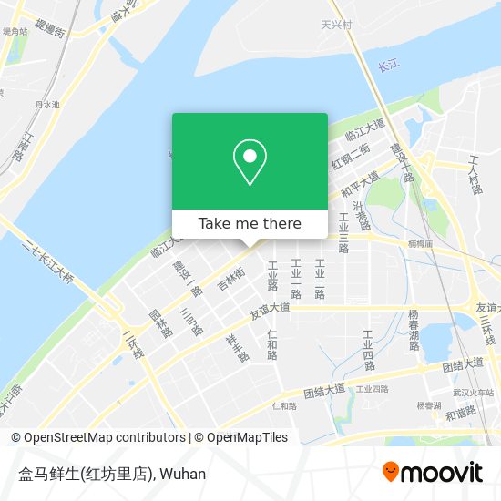 盒马鲜生(红坊里店) map