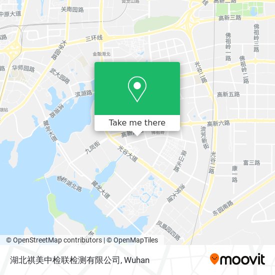 湖北祺美中检联检测有限公司 map