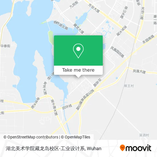 湖北美术学院藏龙岛校区-工业设计系 map