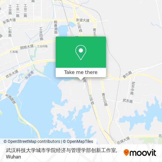 武汉科技大学城市学院经济与管理学部创新工作室 map