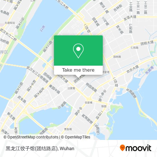 黑龙江饺子馆(团结路店) map