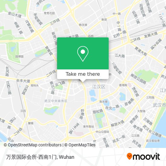 万景国际会所-西南1门 map