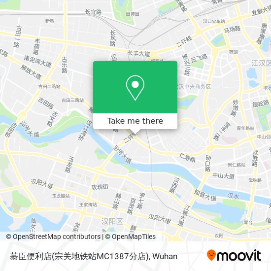 慕臣便利店(宗关地铁站MC1387分店) map