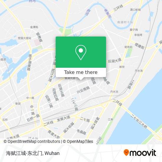 海赋江城-东北门 map
