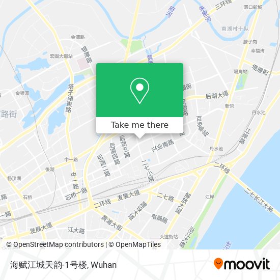海赋江城天韵-1号楼 map
