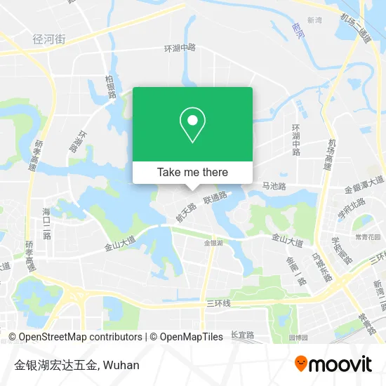 金银湖宏达五金 map