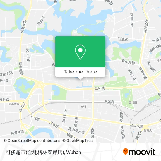可多超市(金地格林春岸店) map