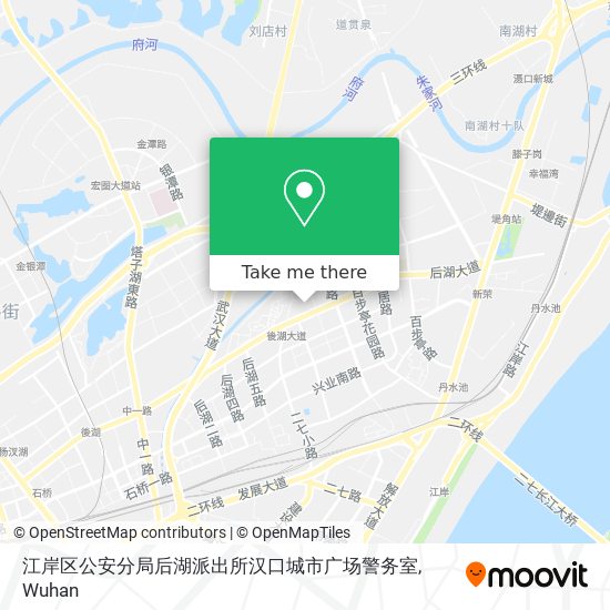 江岸区公安分局后湖派出所汉口城市广场警务室 map