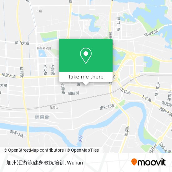 加州汇游泳健身教练培训 map