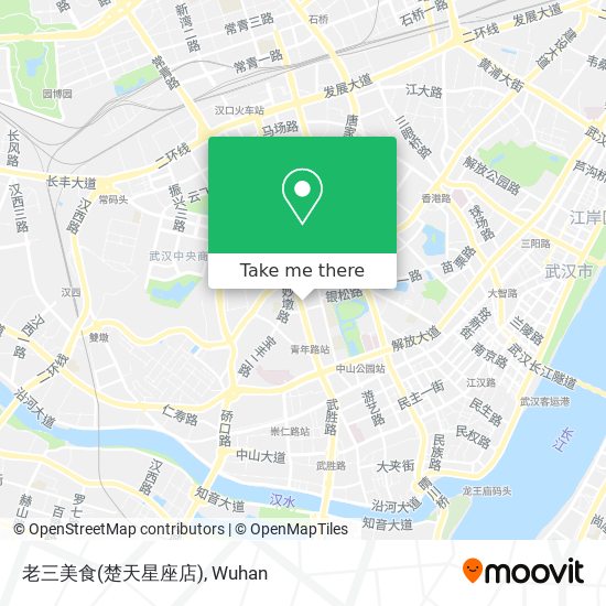 老三美食(楚天星座店) map