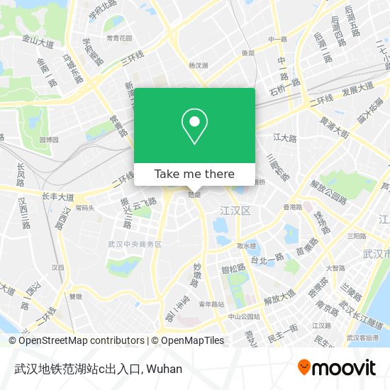 武汉地铁范湖站c出入口 map