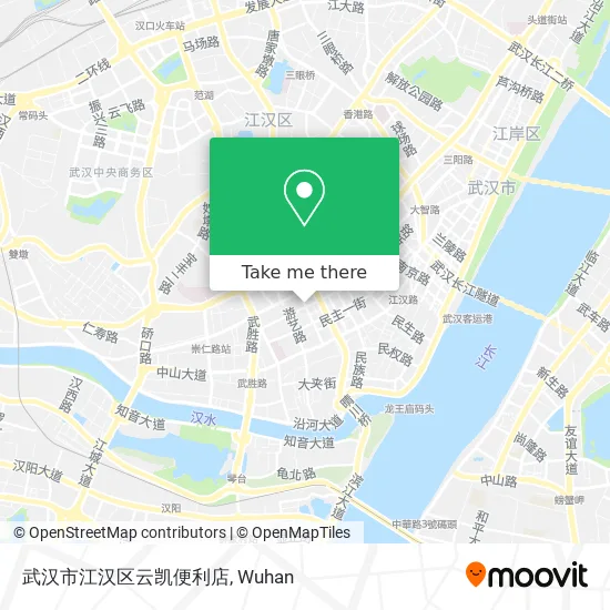 武汉市江汉区云凯便利店 map