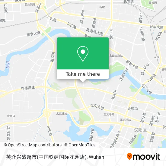 芙蓉兴盛超市(中国铁建国际花园店) map