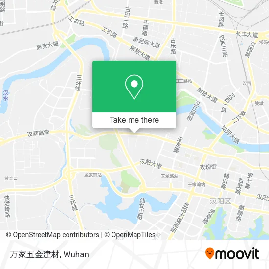 万家五金建材 map