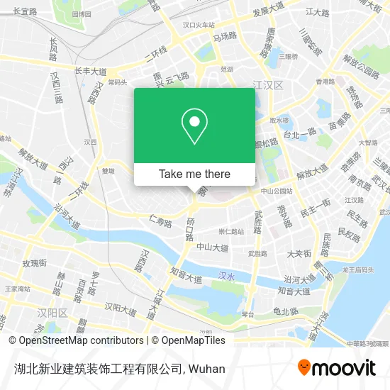 湖北新业建筑装饰工程有限公司 map