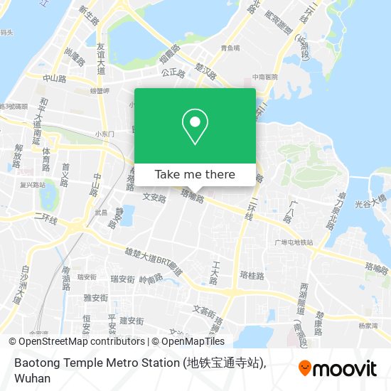 Baotong Temple Metro Station (地铁宝通寺站) map