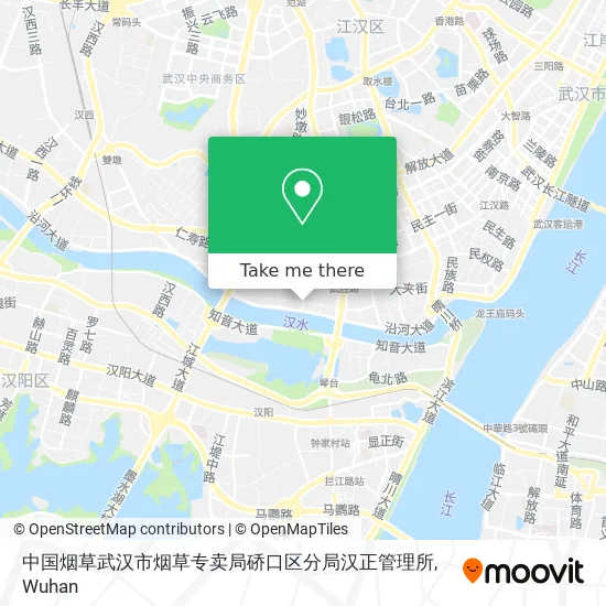 中国烟草武汉市烟草专卖局硚口区分局汉正管理所 map