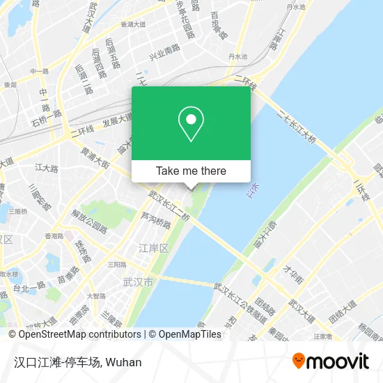 汉口江滩-停车场 map