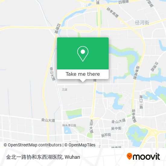 金北一路协和东西湖医院 map