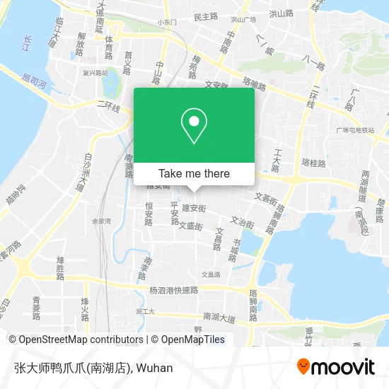 张大师鸭爪爪(南湖店) map